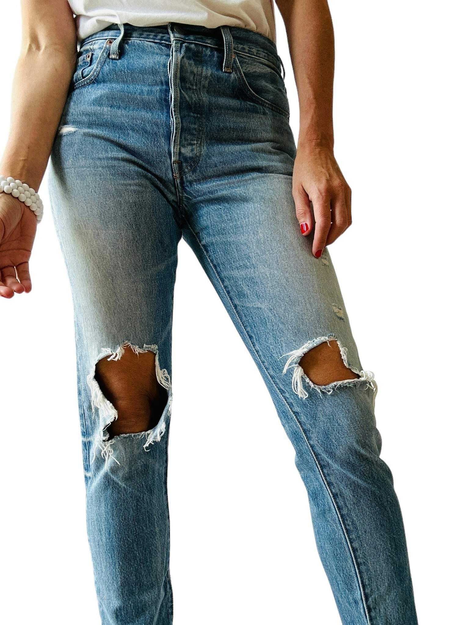 Levi’s 501S 28/30 ljusblå