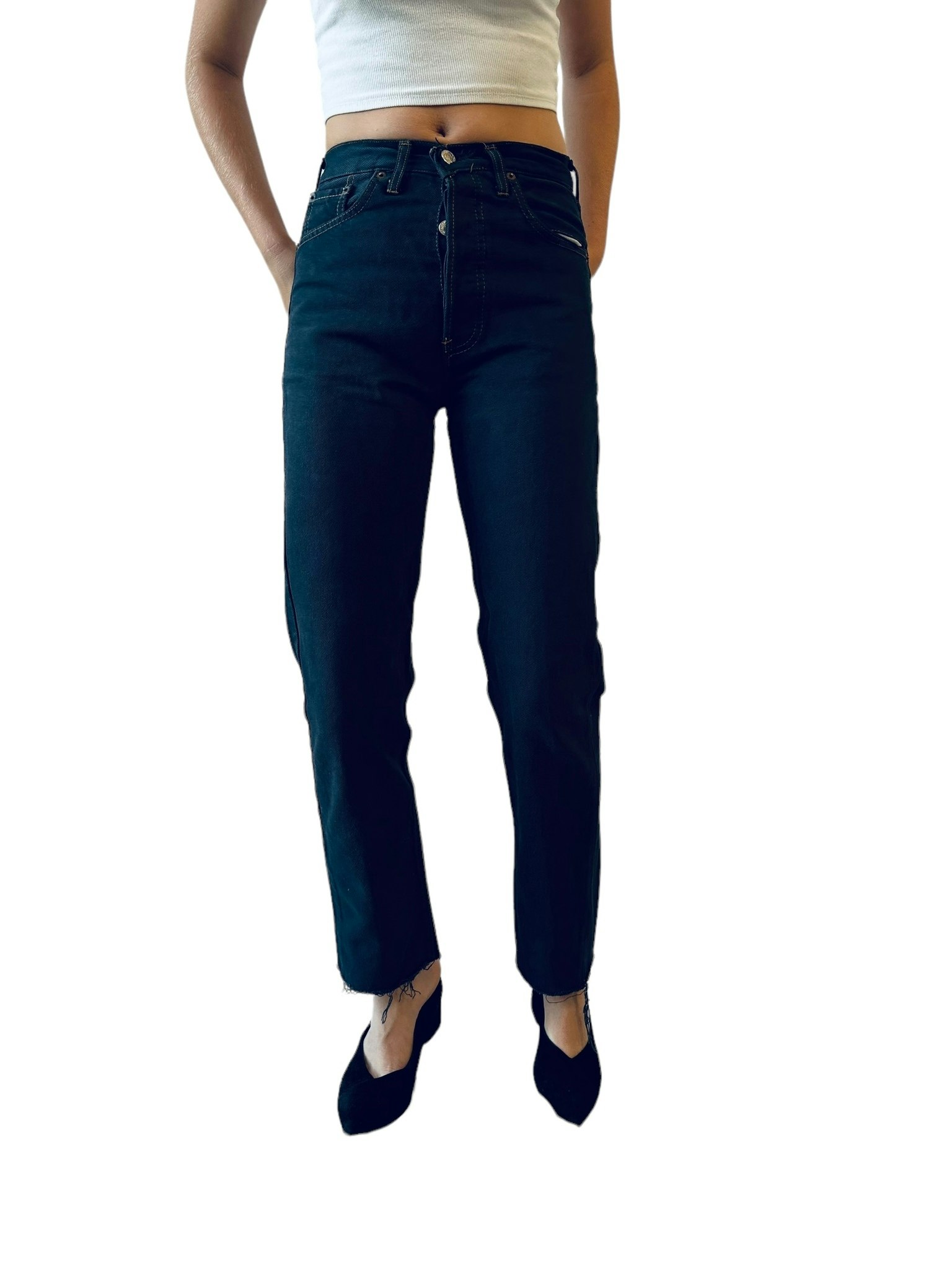 Levi’s 501 - färgade ca XS