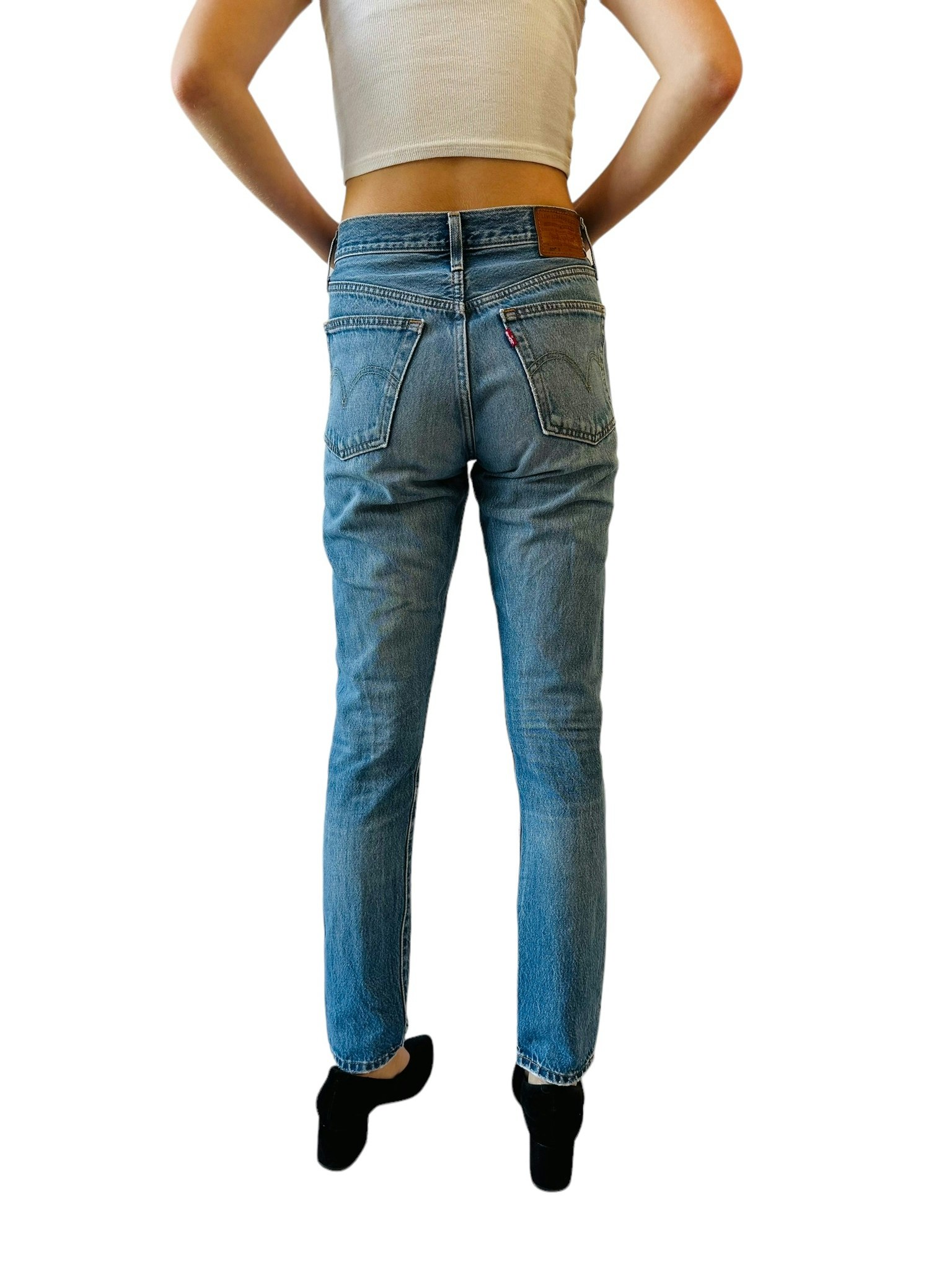 Levi’s 501S 25/30 ljusblå