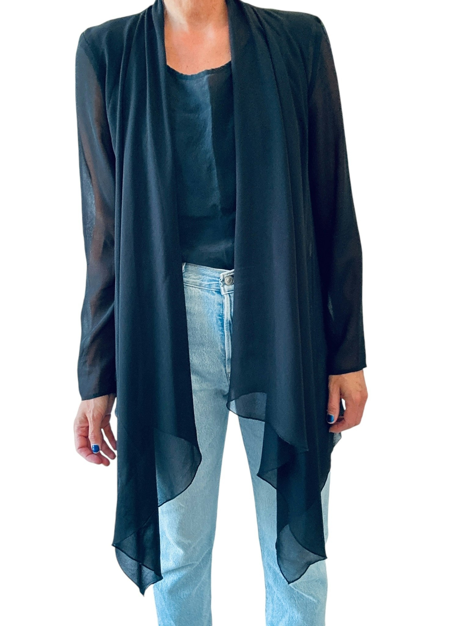 Transparent kofta/kaftan