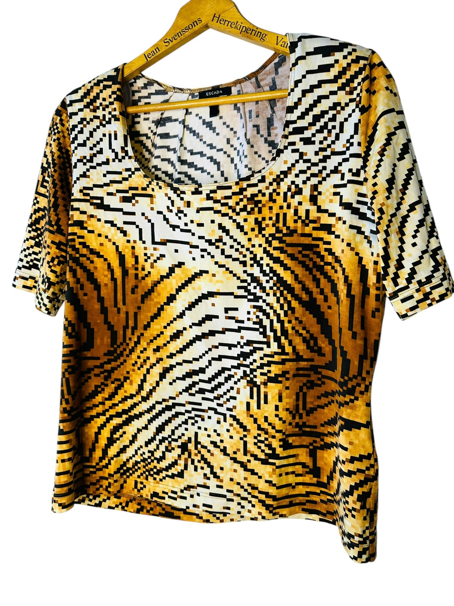 Escada tigermönstrad topp