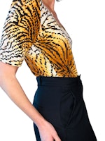 Escada tigermönstrad topp