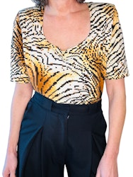 Escada tigermönstrad topp