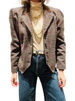 Vintage kavaj i 100% ull