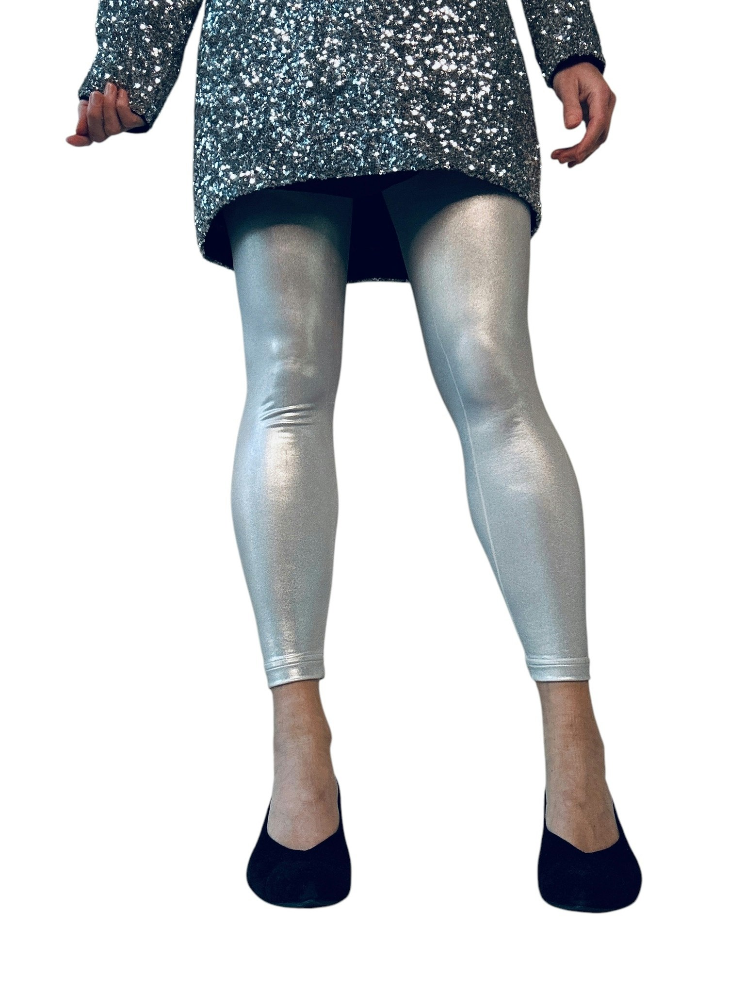 Leggings i silver
