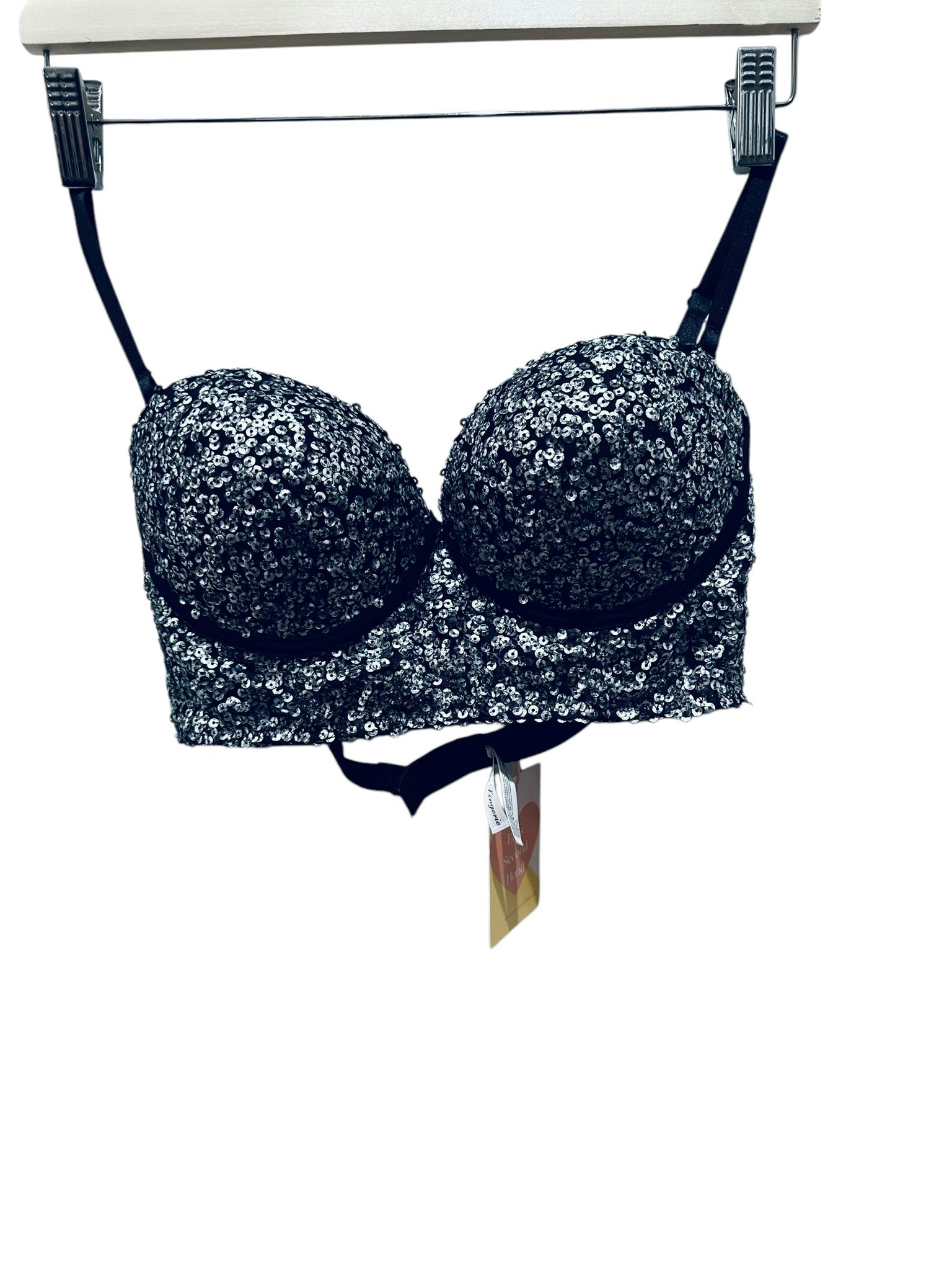 Bralette med paljetter