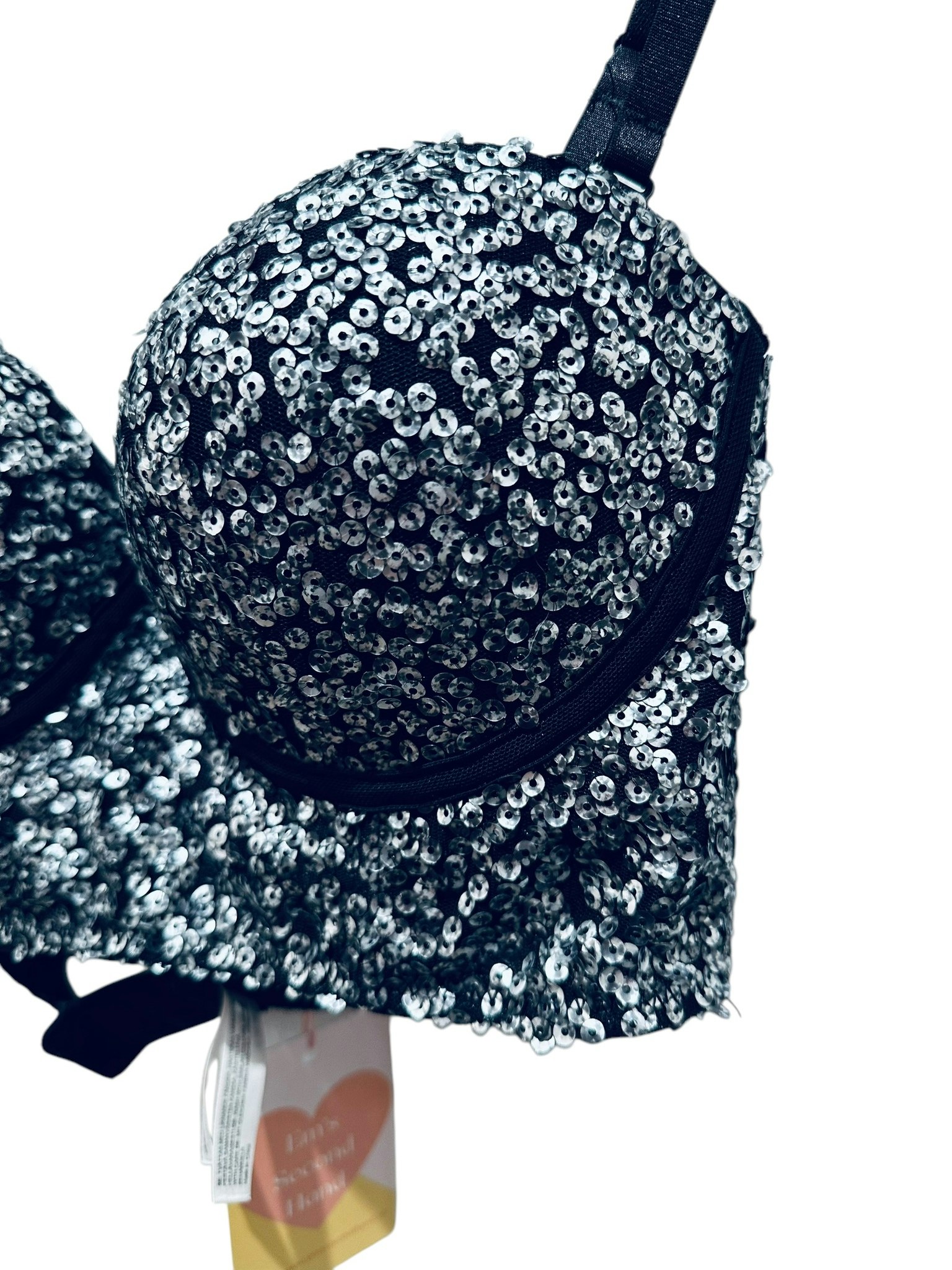 Bralette med paljetter