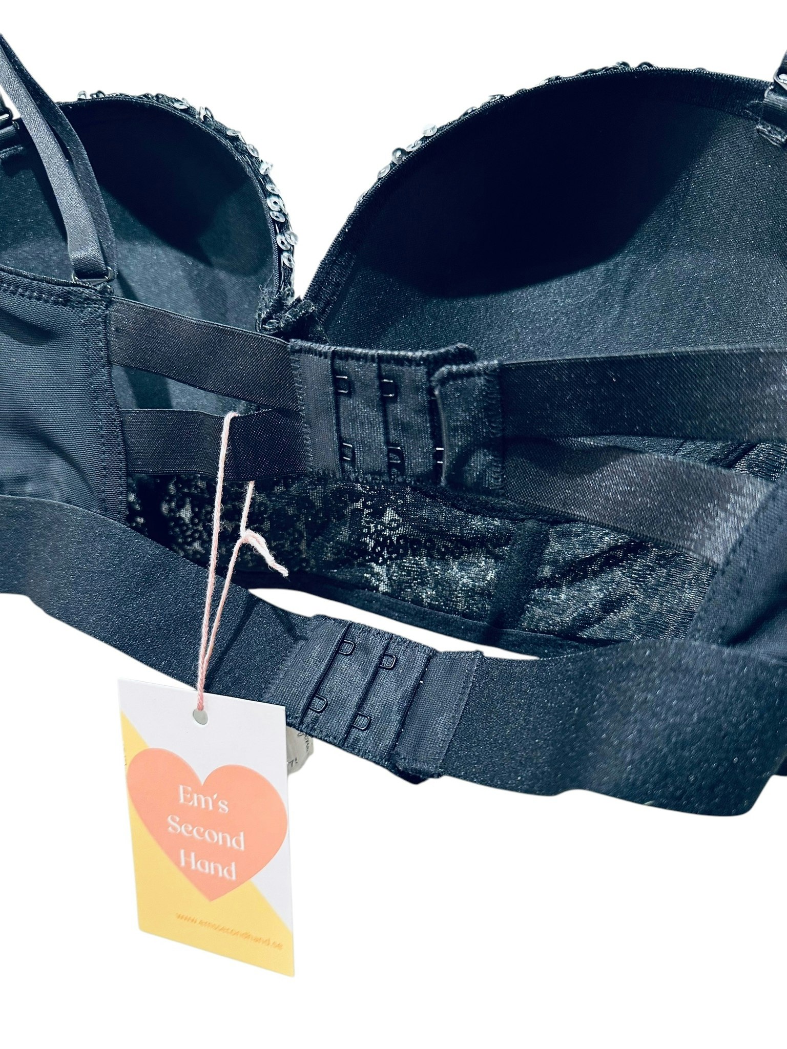 Bralette med paljetter