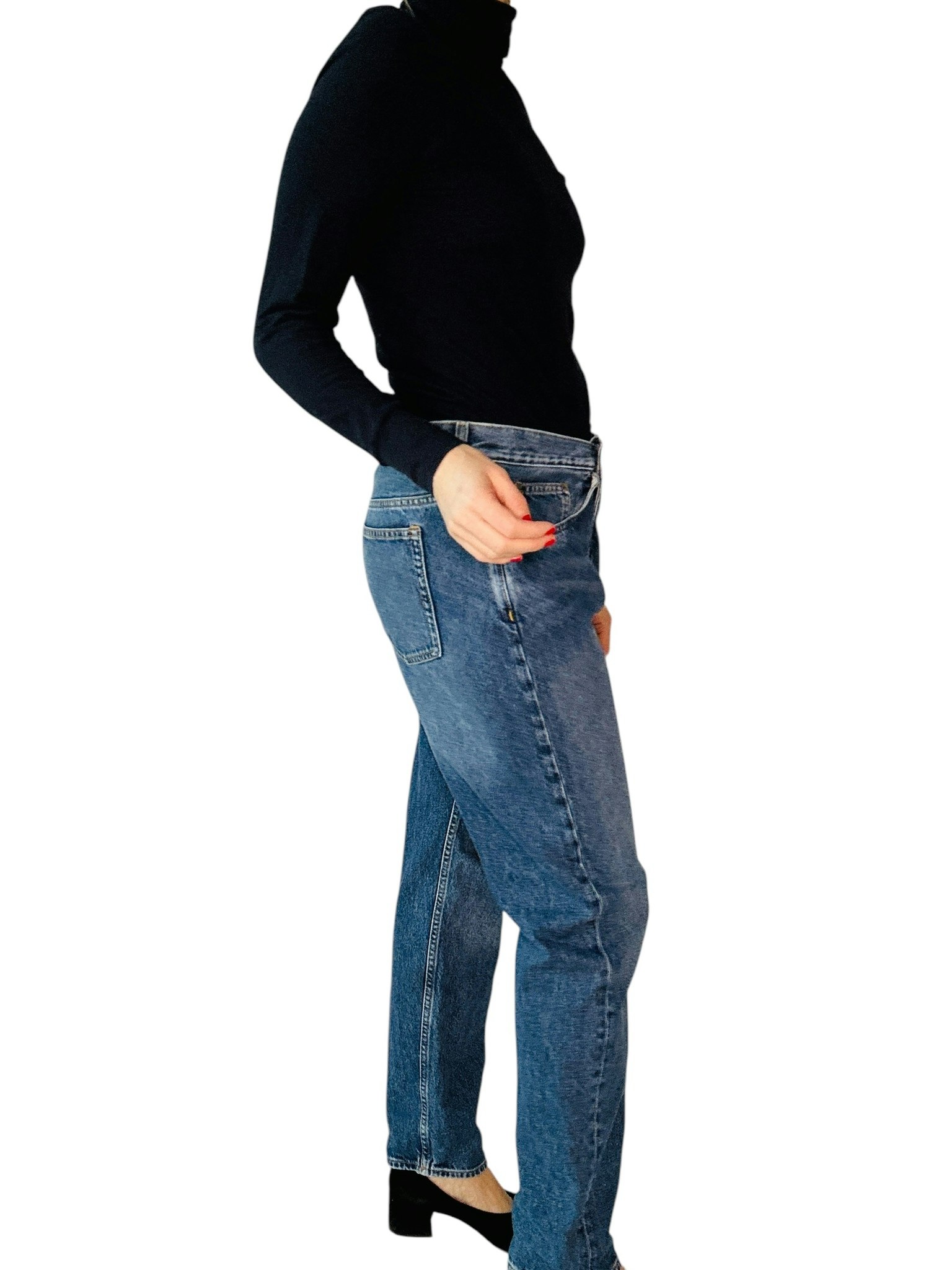 COS mellanblå jeans 36/32