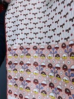 Vintage avlång sidenscarf
