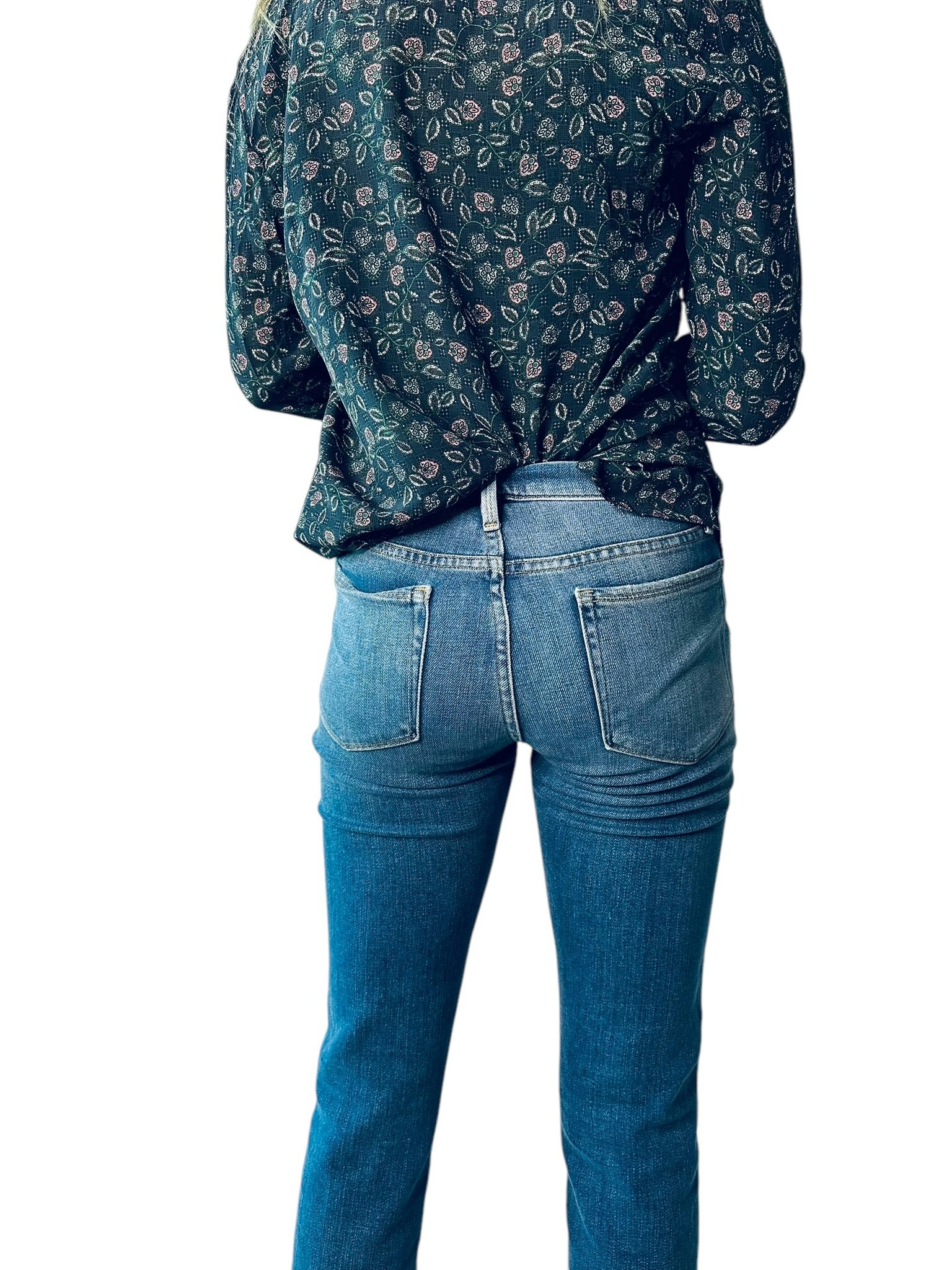 Frame Denim jeans med slits