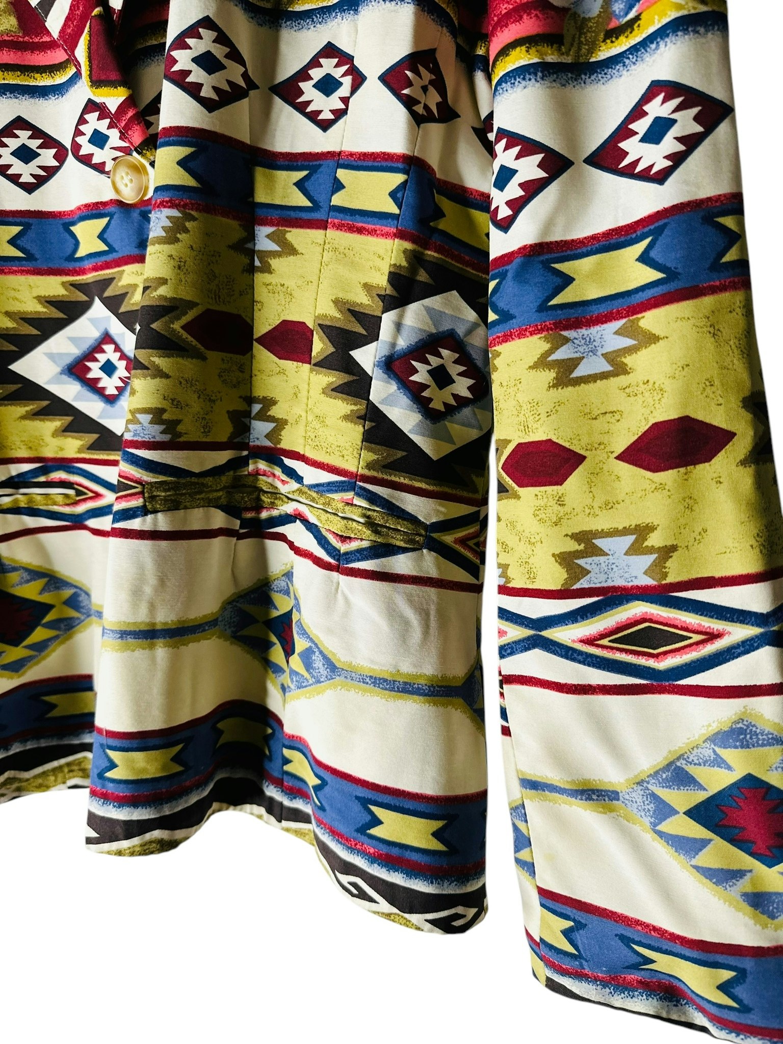 Boho-mönstrad kavaj