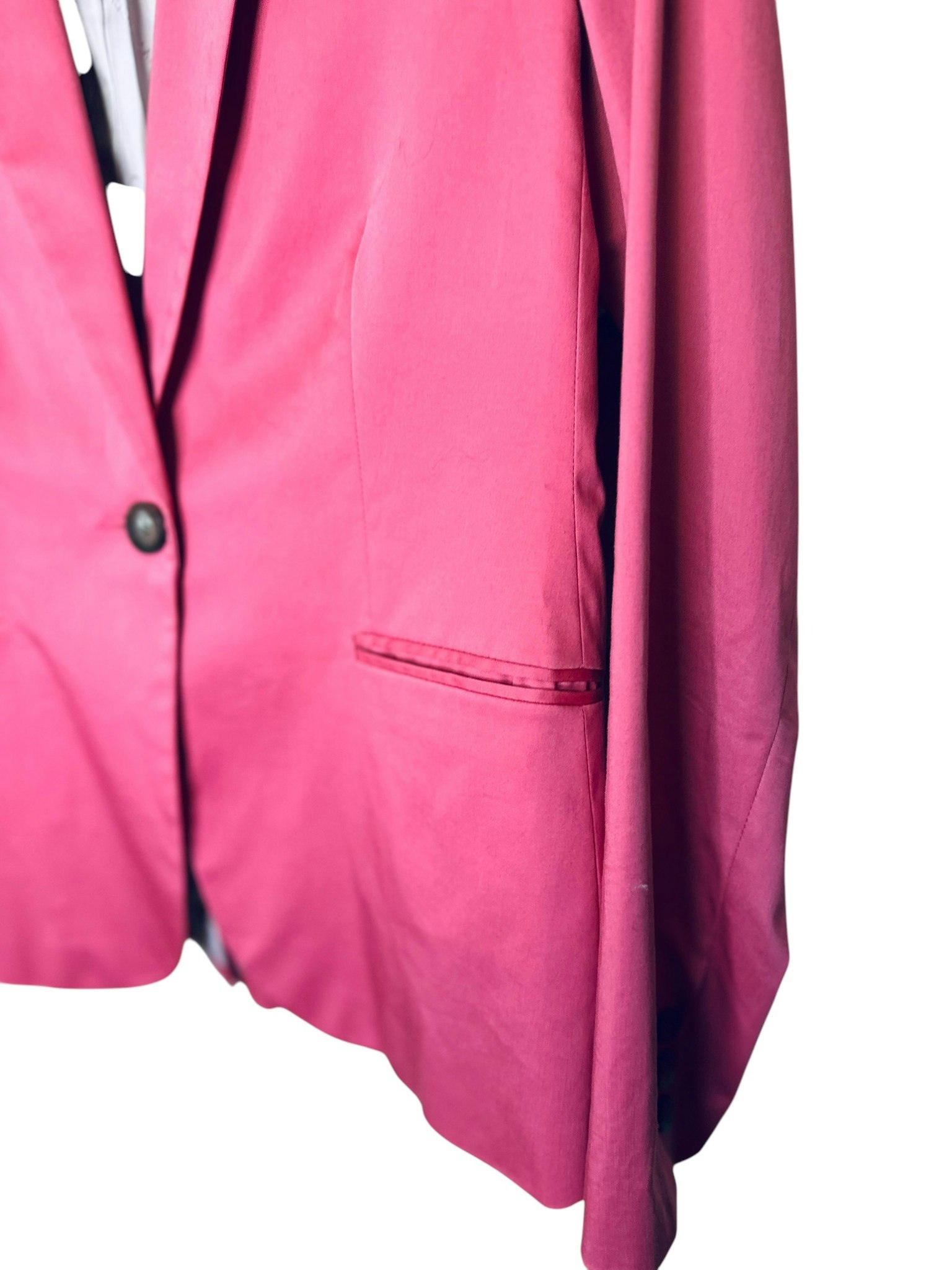 Rosa blazer i bomull