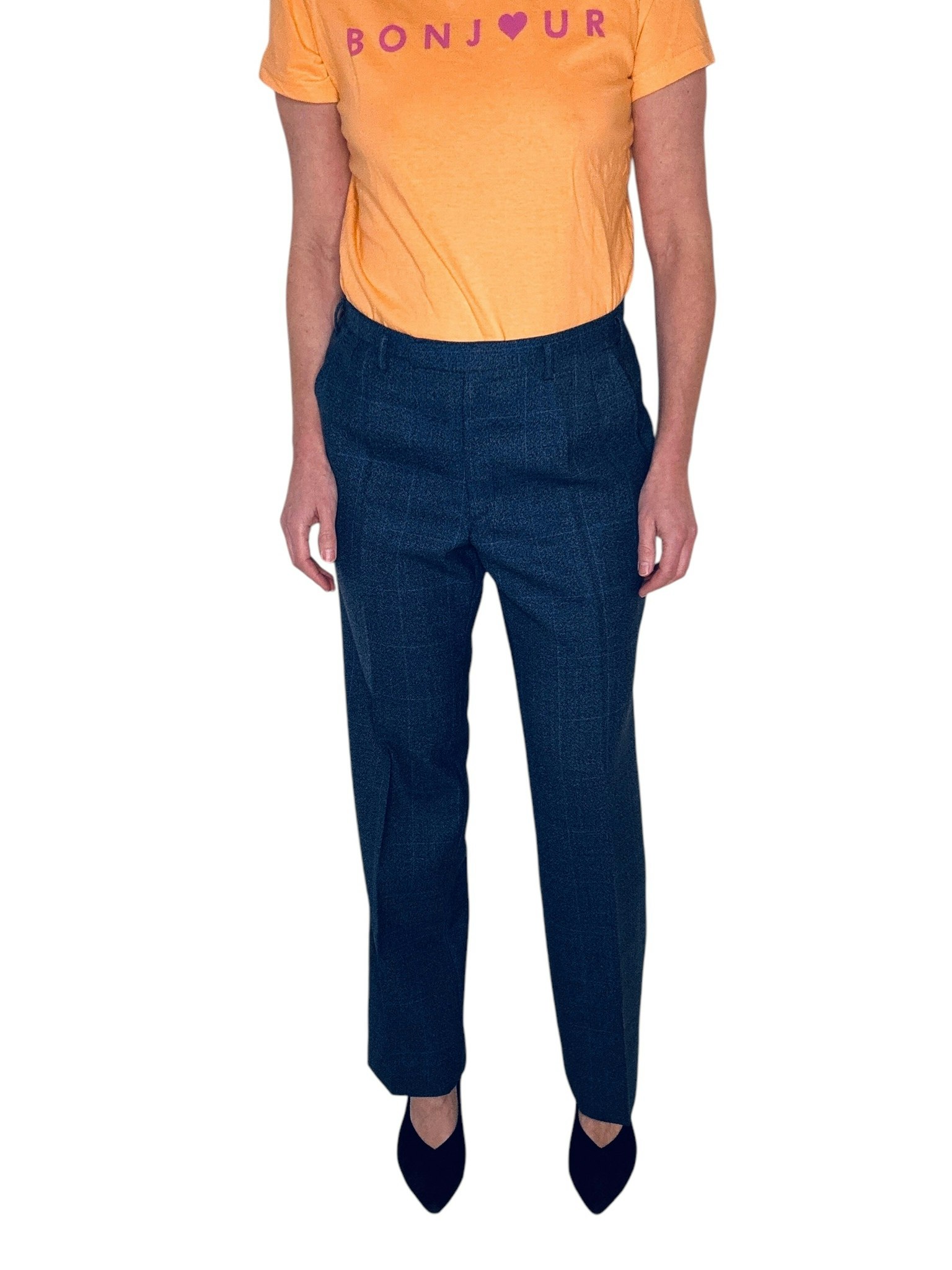 Vintage kostym i 100% ull