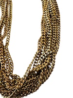 Halsband med flera lager kedjor