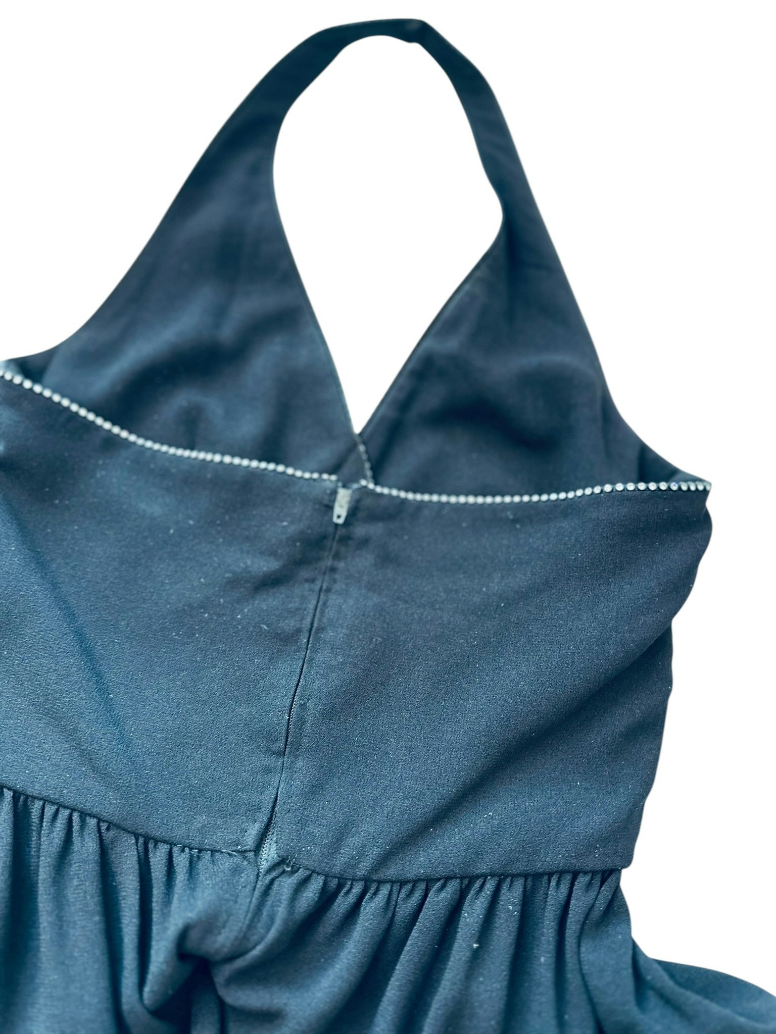 Vintage långklänning med strass