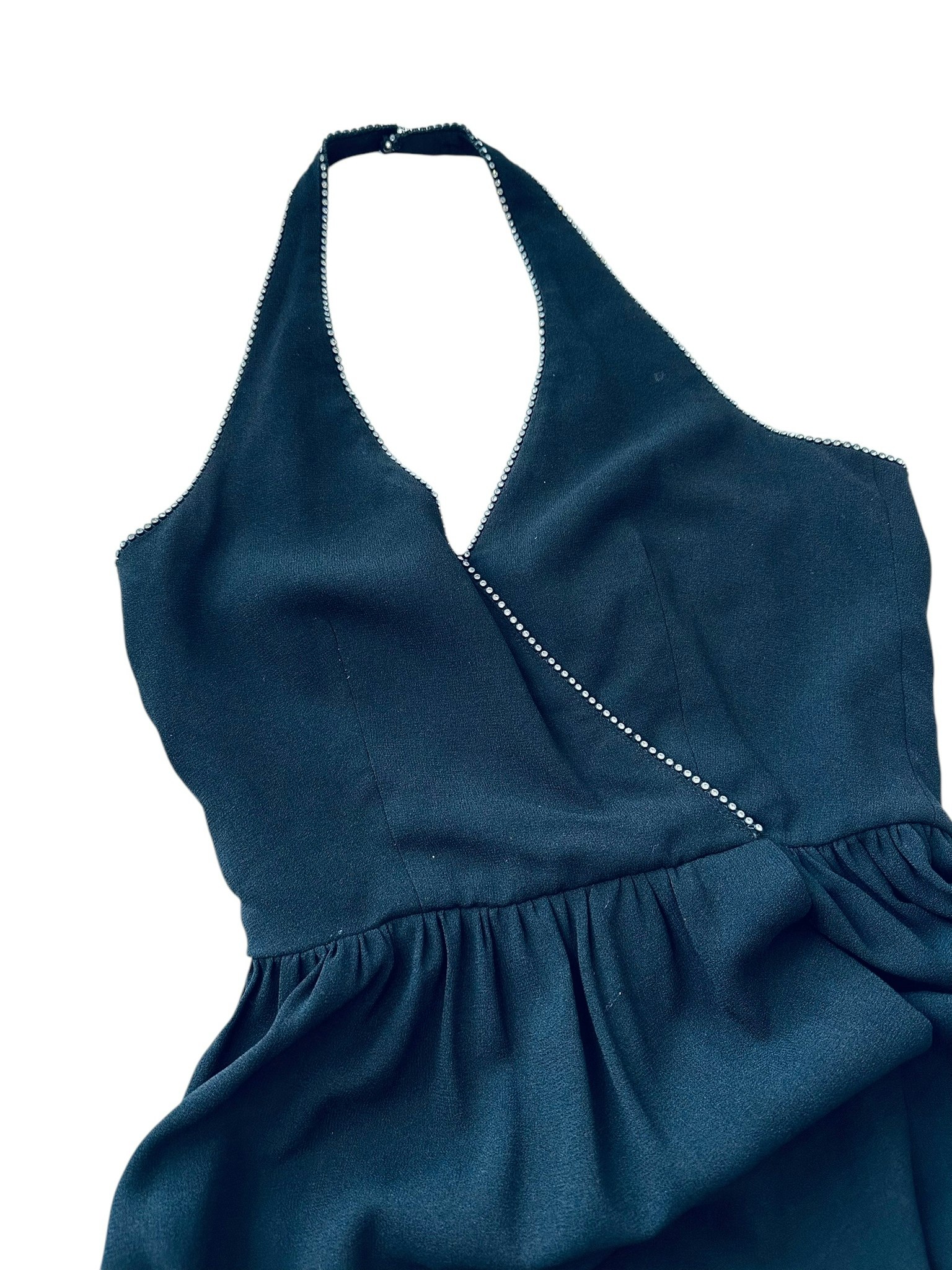 Vintage långklänning med strass