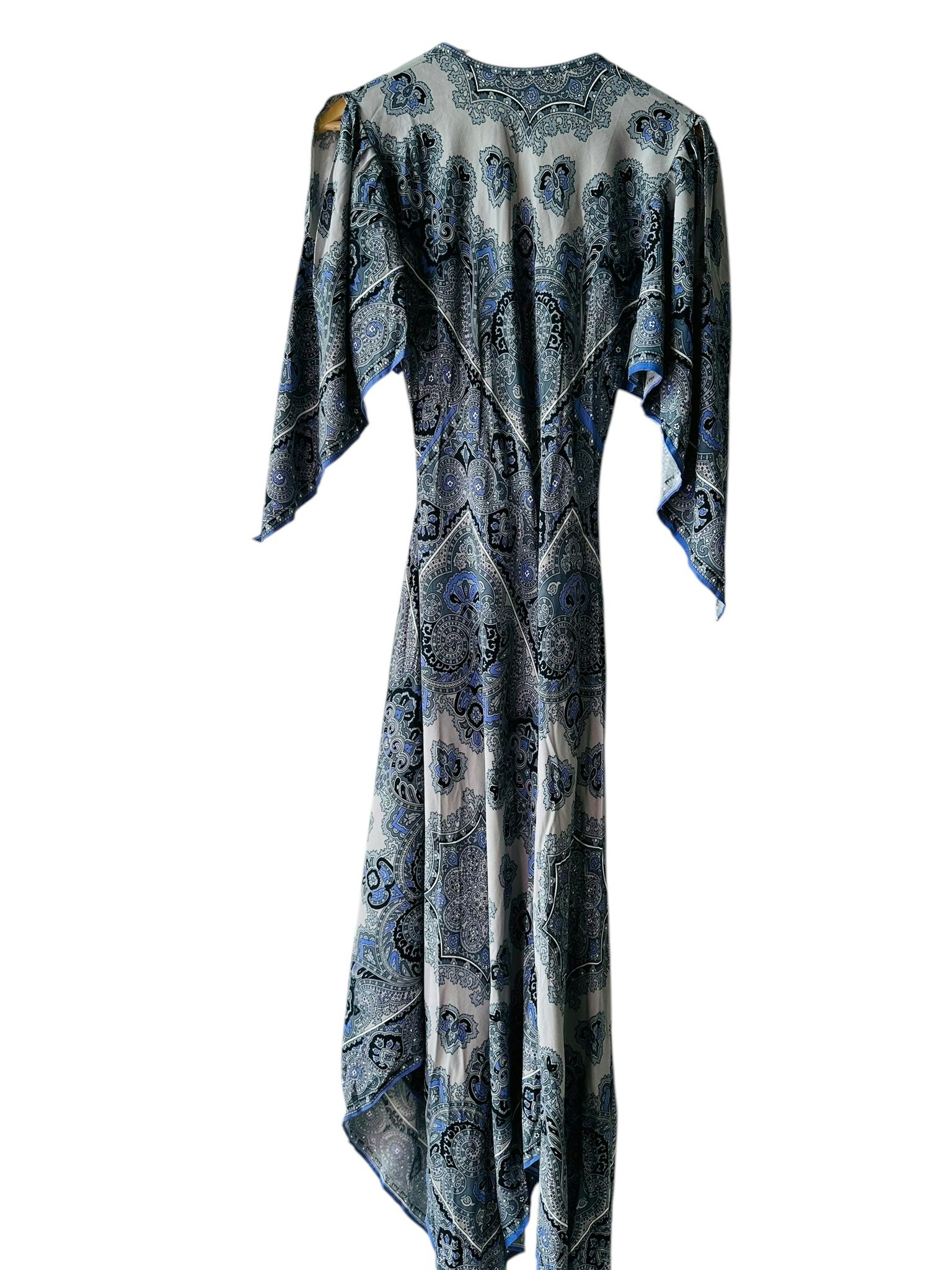Vintage klänning med scarves-mönster