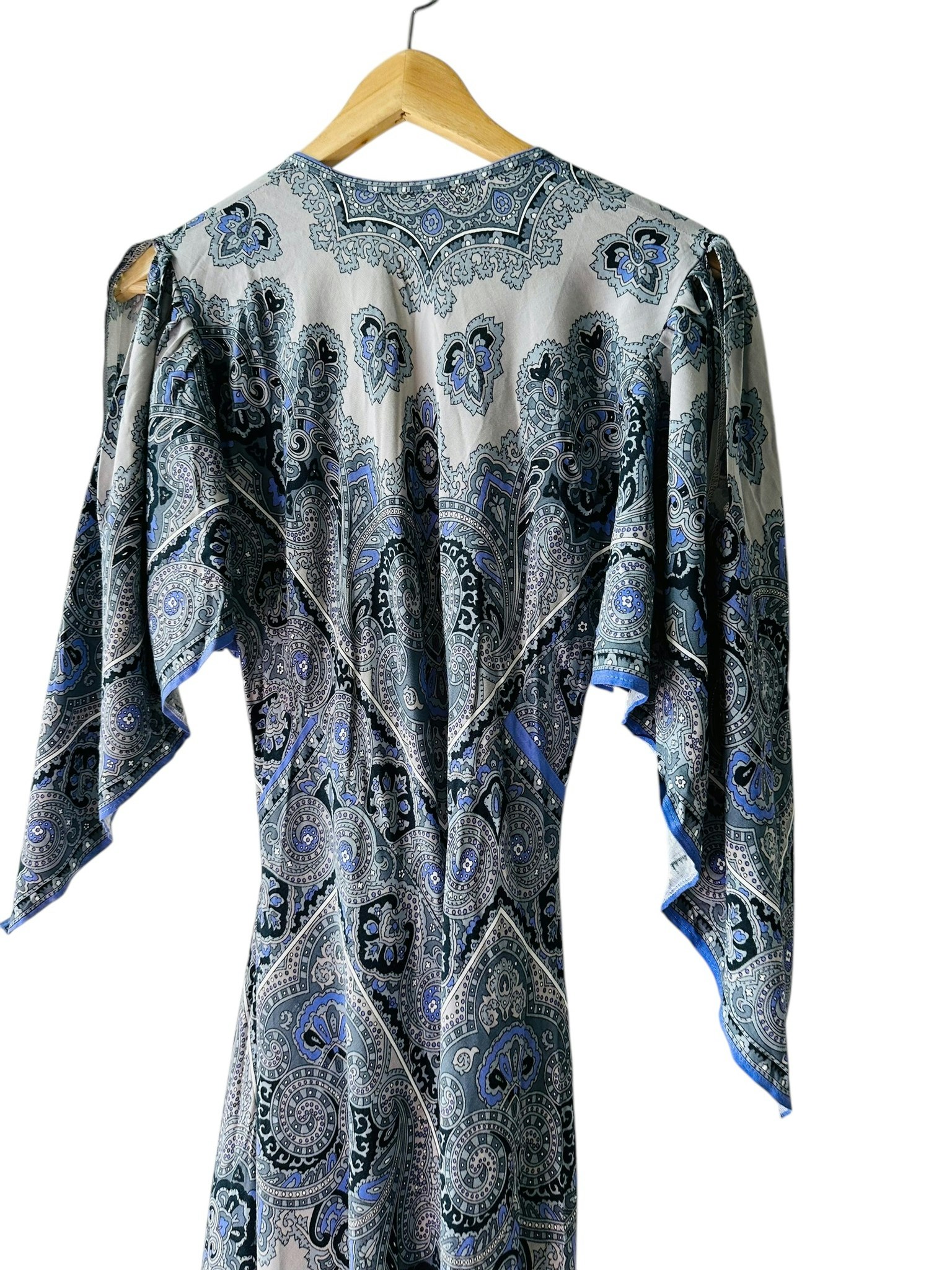Vintage klänning med scarves-mönster