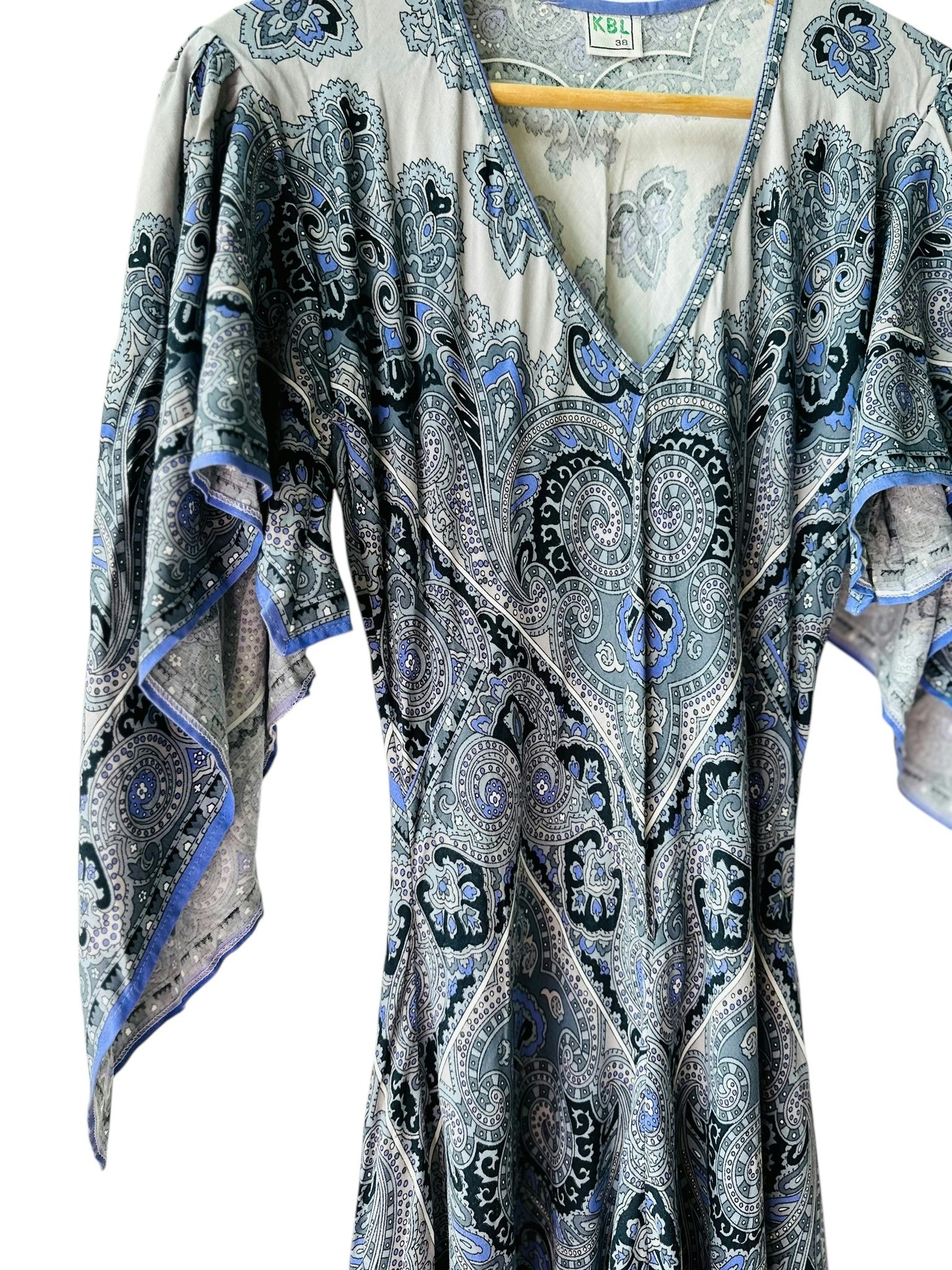 Vintage klänning med scarves-mönster