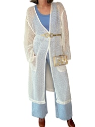 Kimono i nät med paljetter