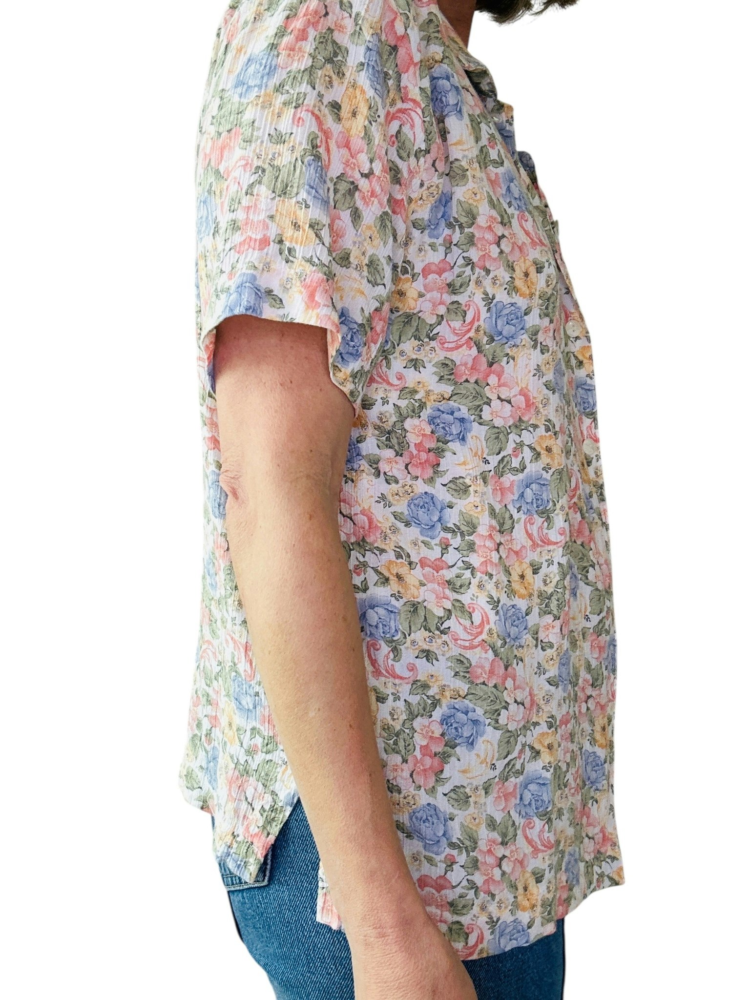 Vintage blus med väst