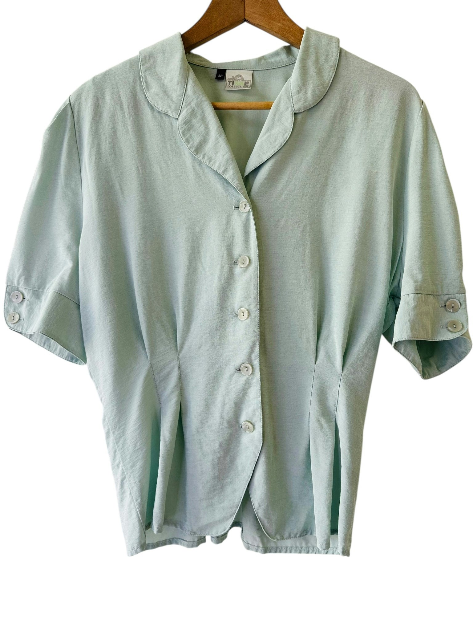 Ljust grön vintage 90-talsblus