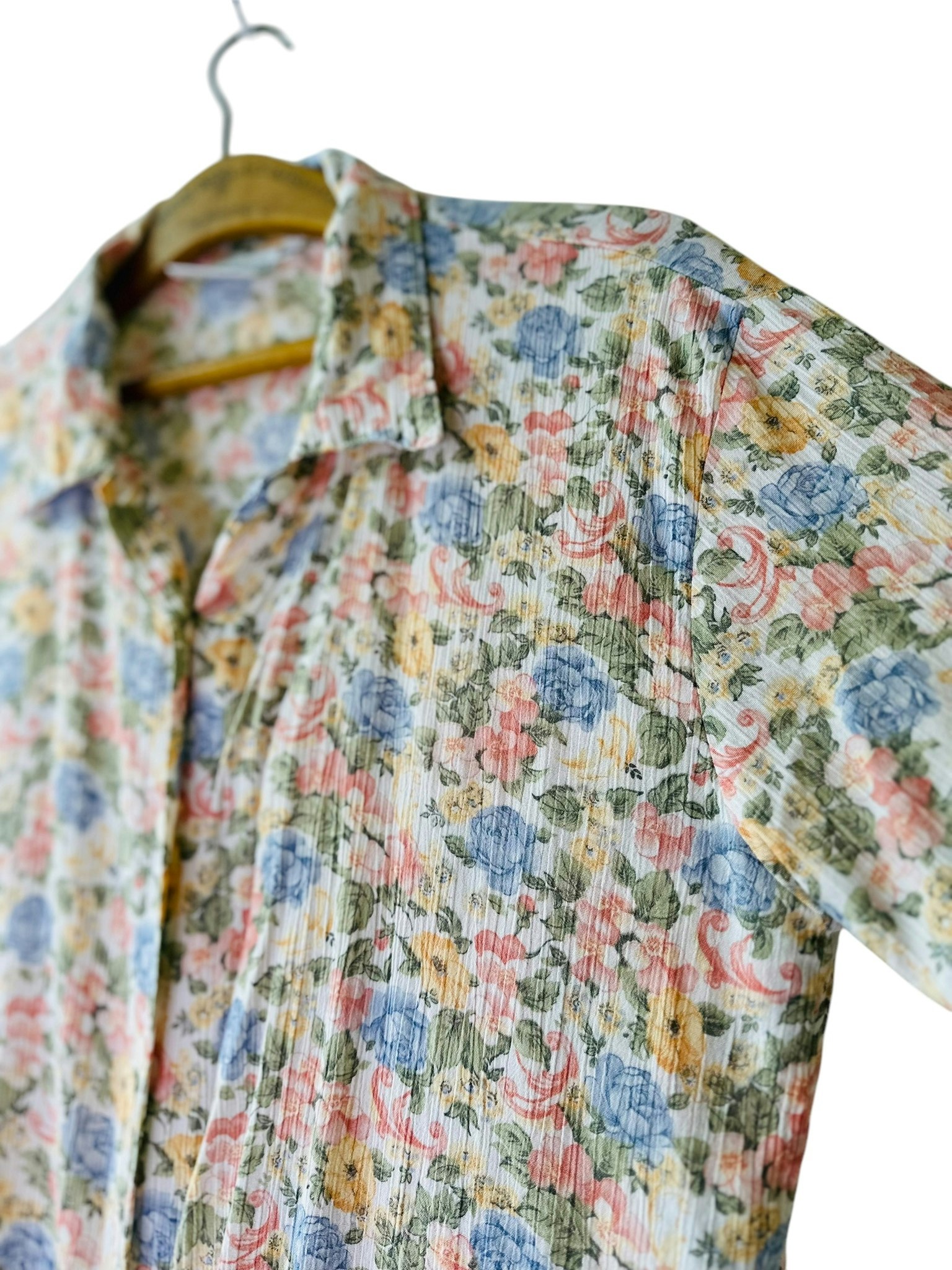 Vintage blus med väst