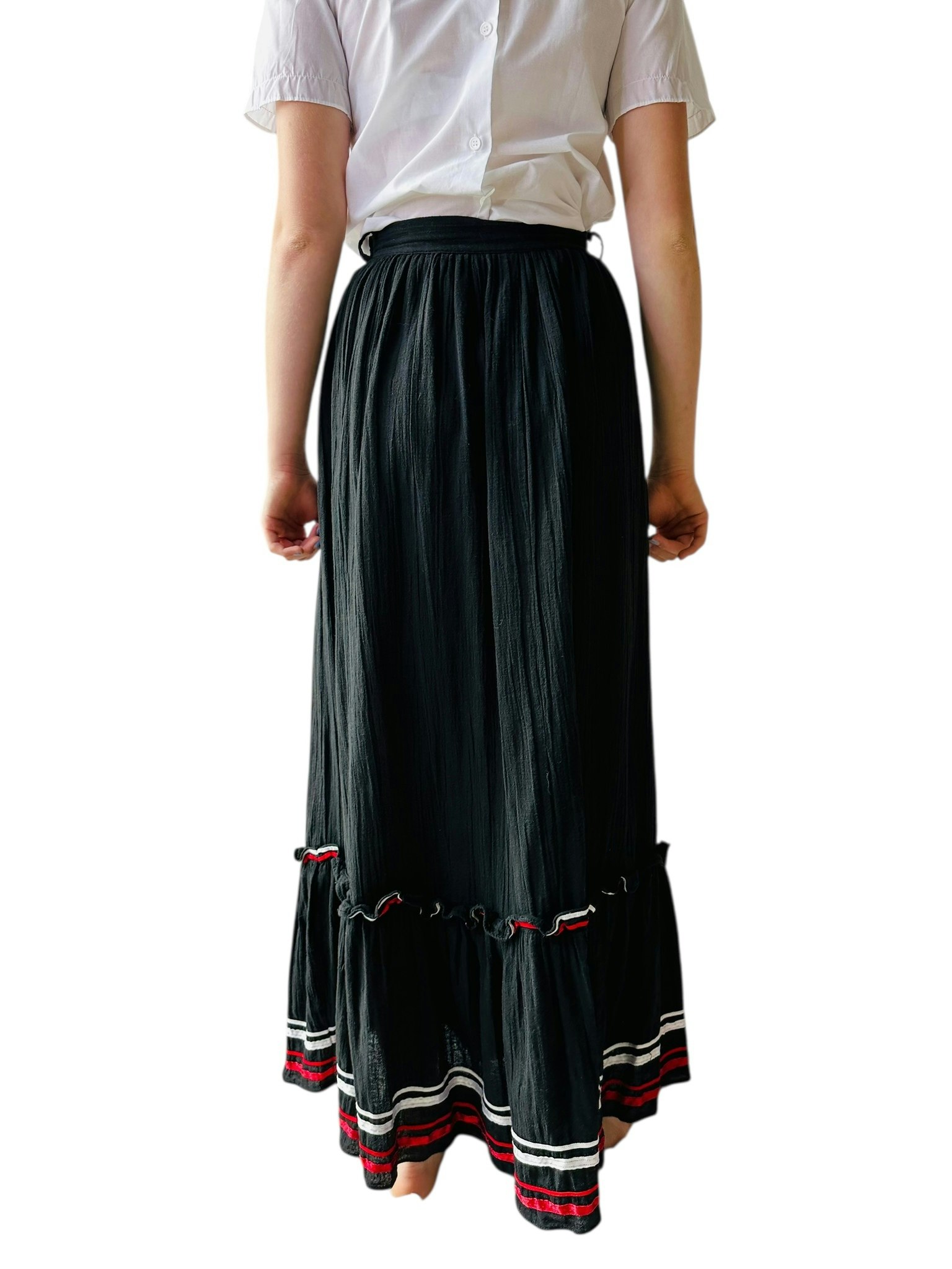 Vintage bohemisk långkjol
