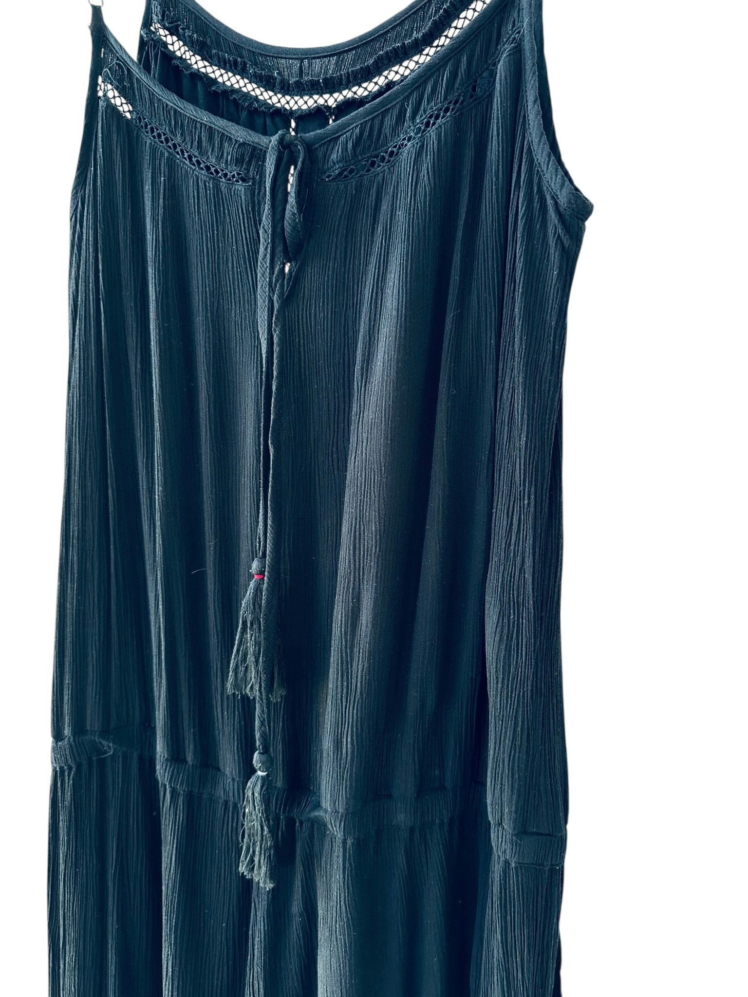 Hilfiger svart jumpsuit i bohostil