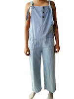 Sezanne hängselbyxa i denim