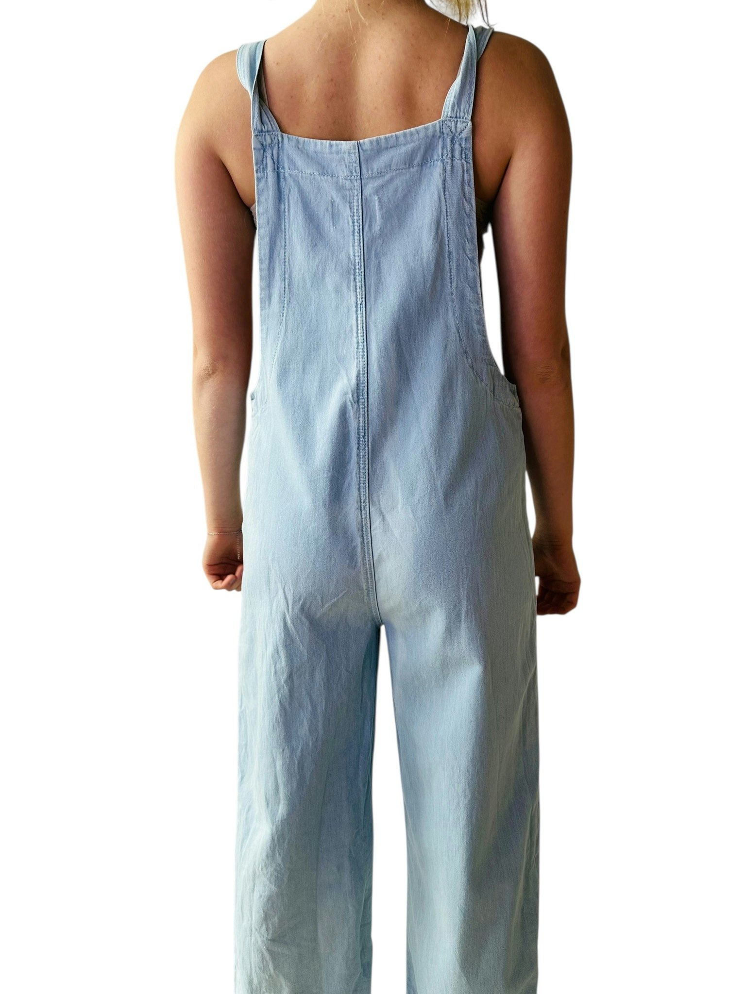 Sezanne hängselbyxa i denim