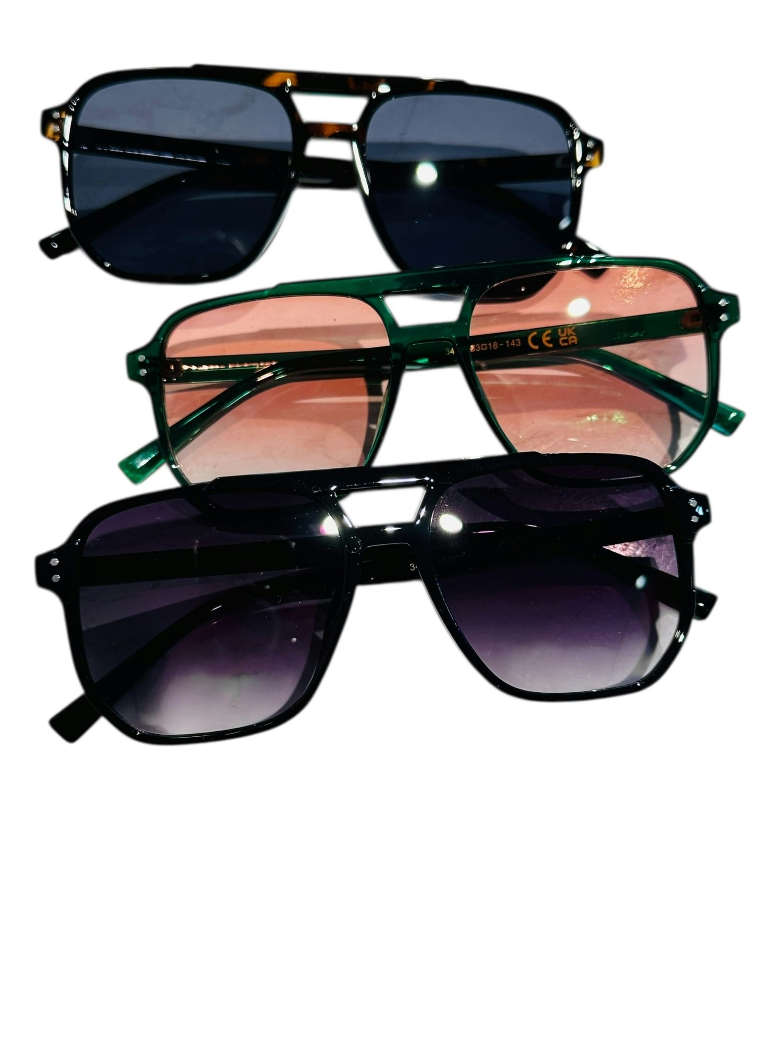 Solglasögon bruna aviators