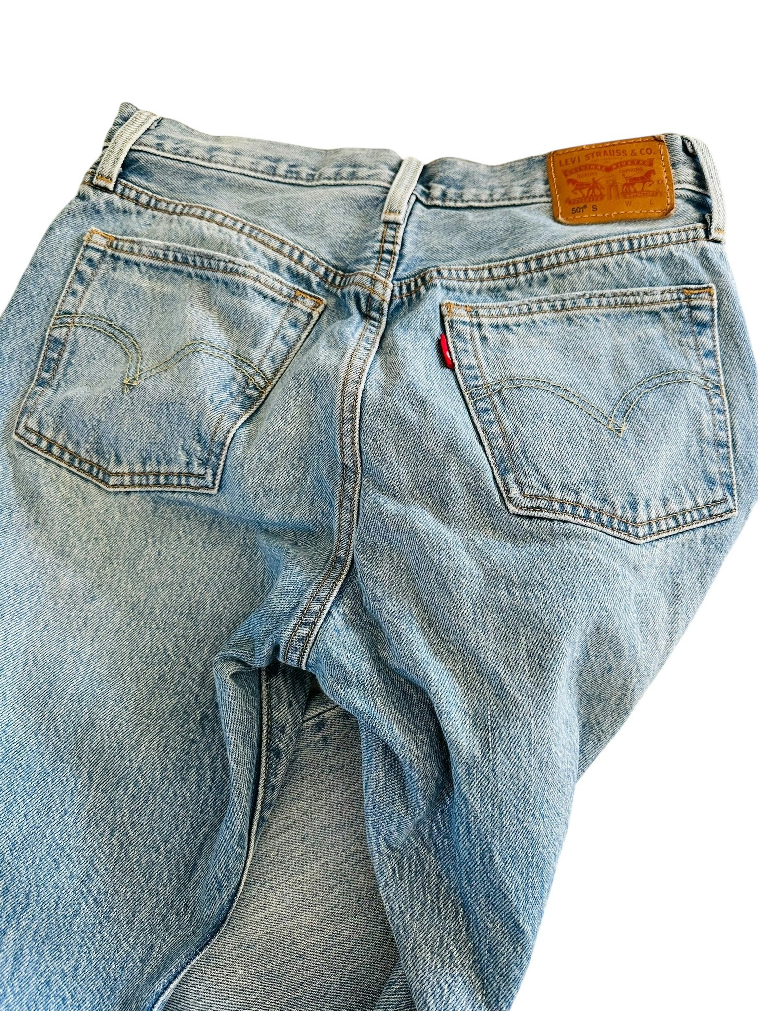 Levi’s 501S 28/30 Ljusblå