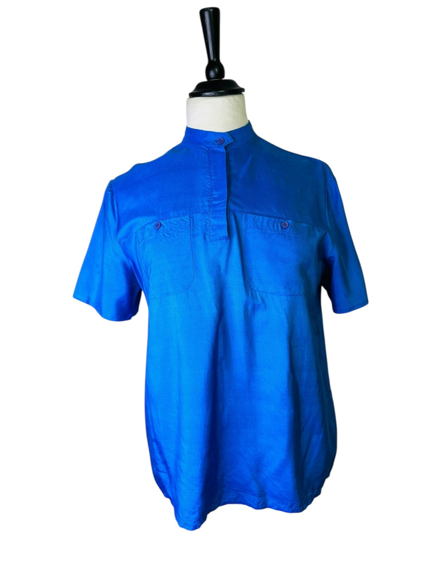 Vintage sidenblus