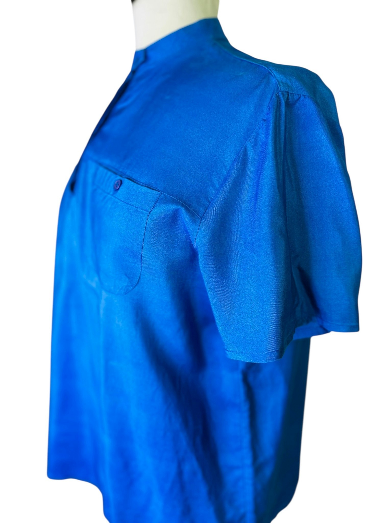 Vintage sidenblus
