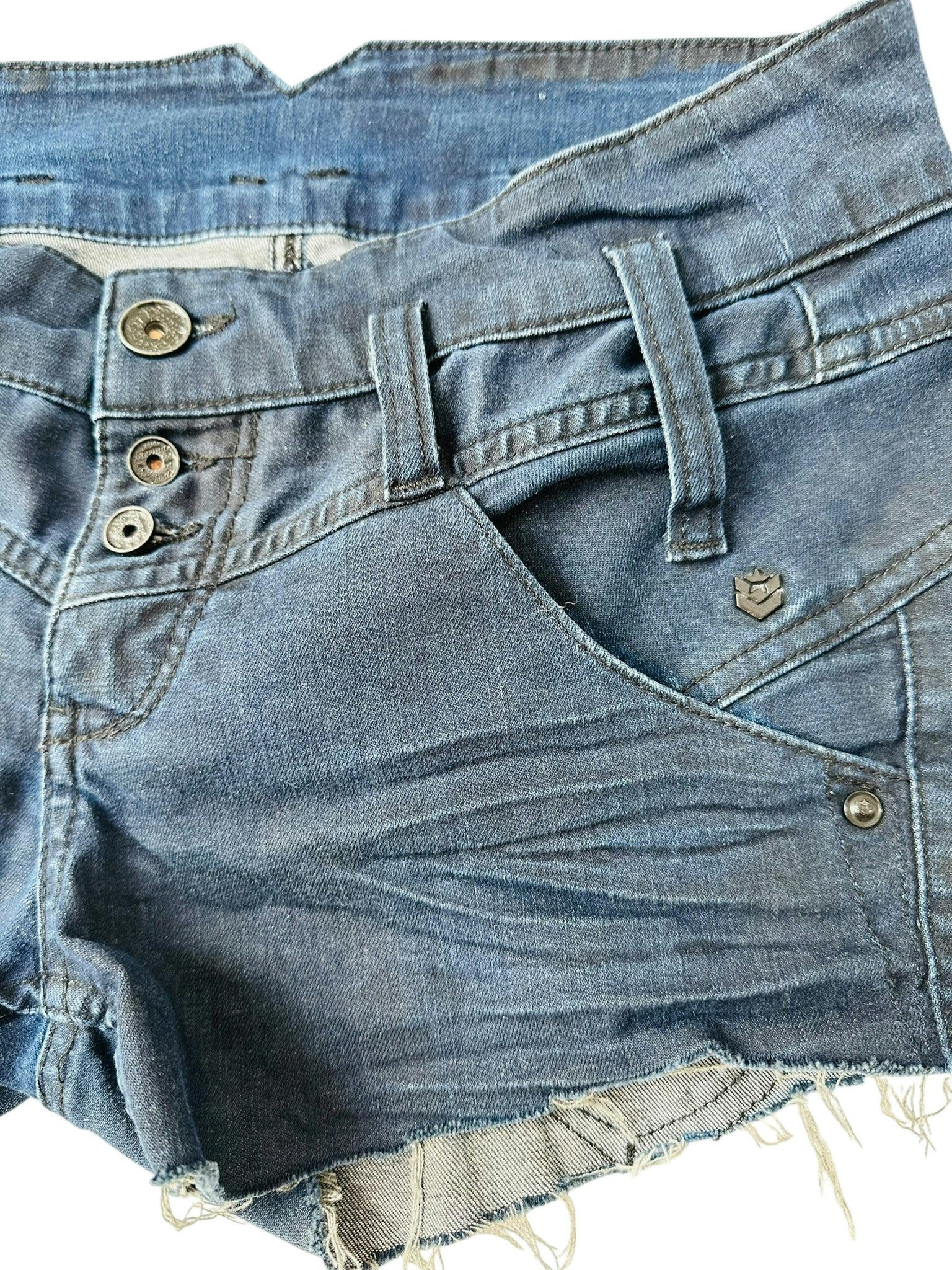 Vintage shorts med låg midja