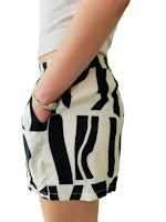 Scampi svart/vita shorts