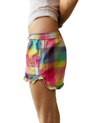 Rutiga färgglada shorts