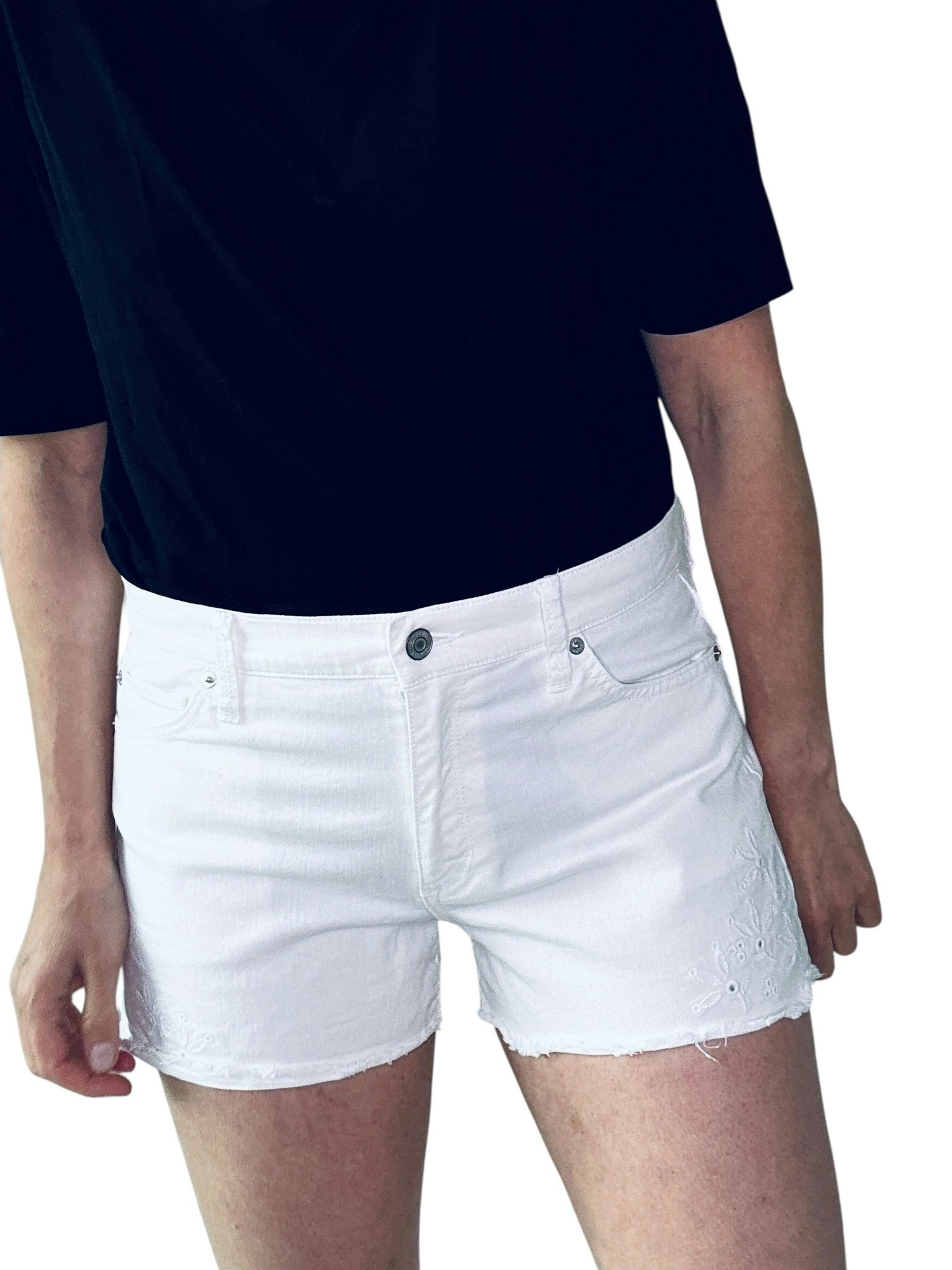 Vita jeansshorts