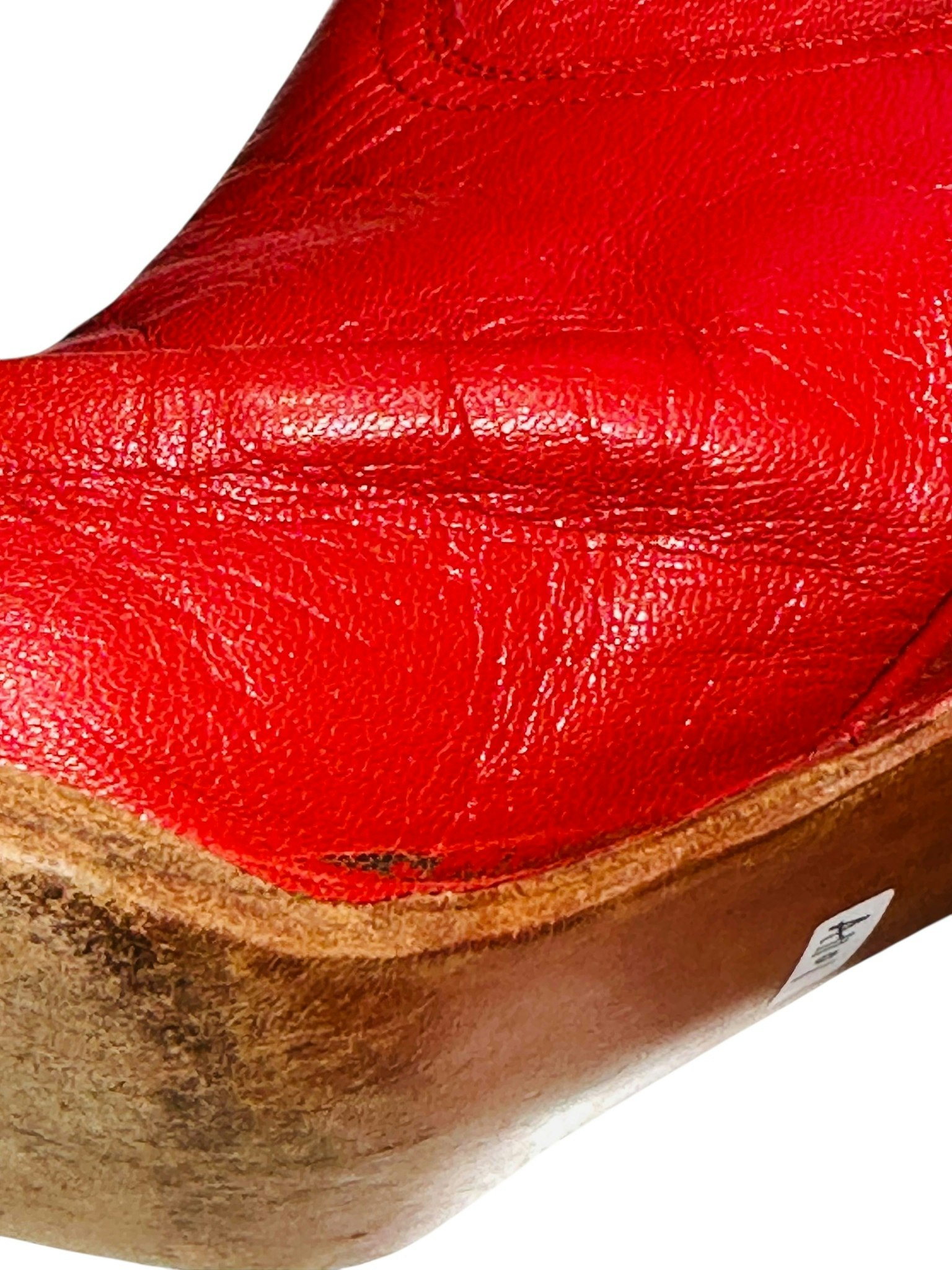 Vintage cowboyboots - röda
