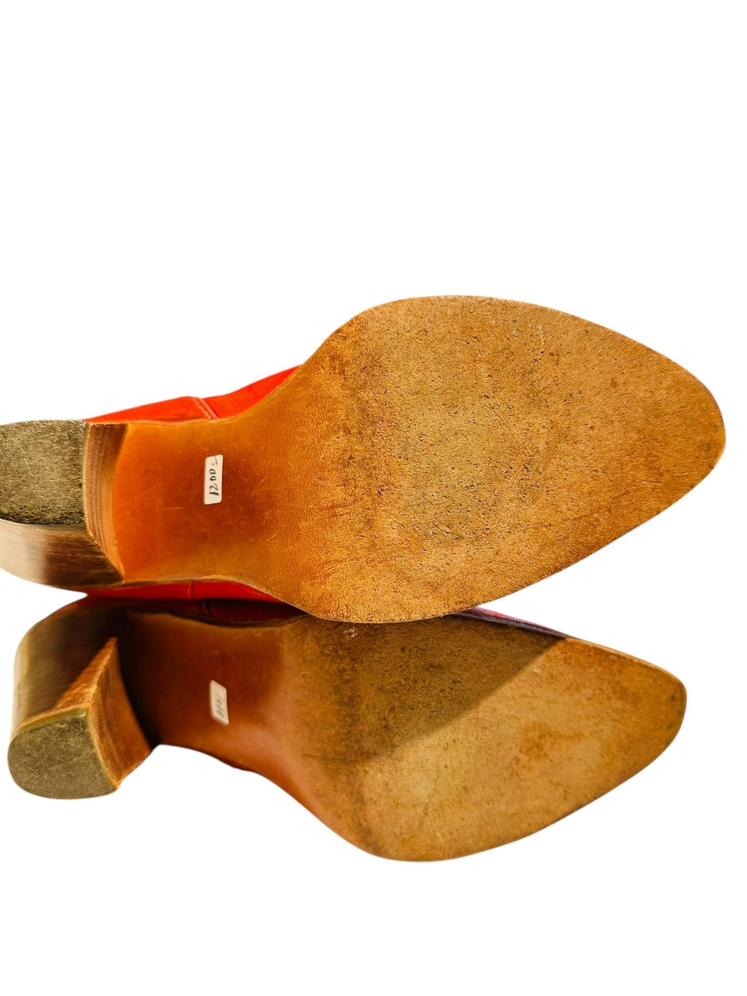 Vintage cowboyboots - röda