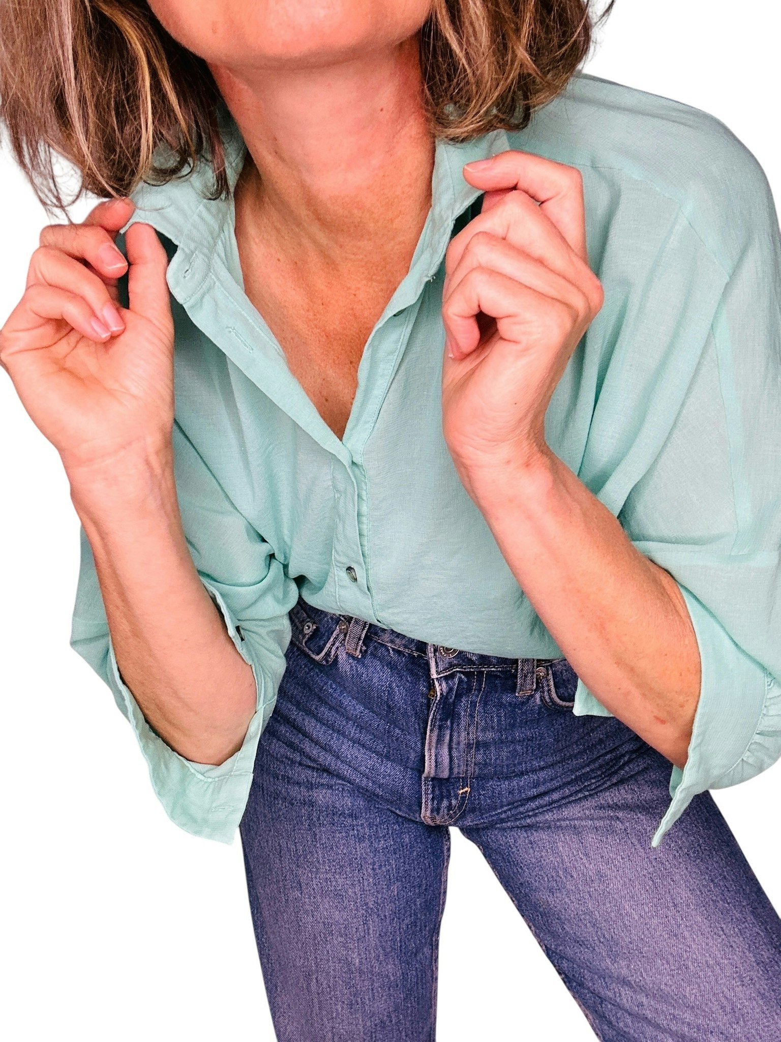 Weekend Max Mara turkos blus