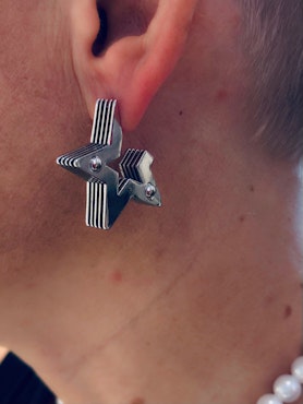 Örhängen stjärnor - silver