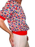 Vintage blommig topp