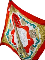 Scarf med Parismotiv