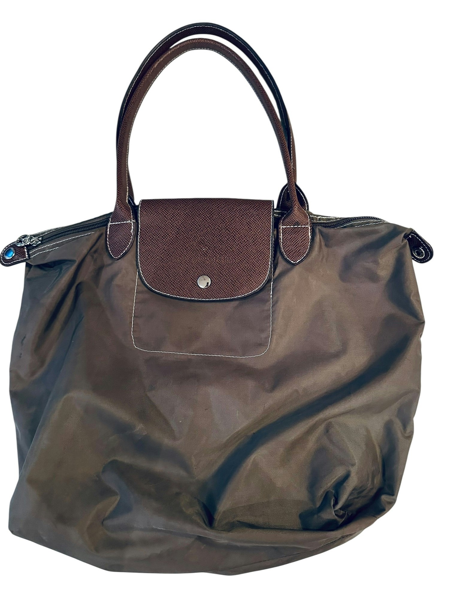 Handväska i Longchamp-stil