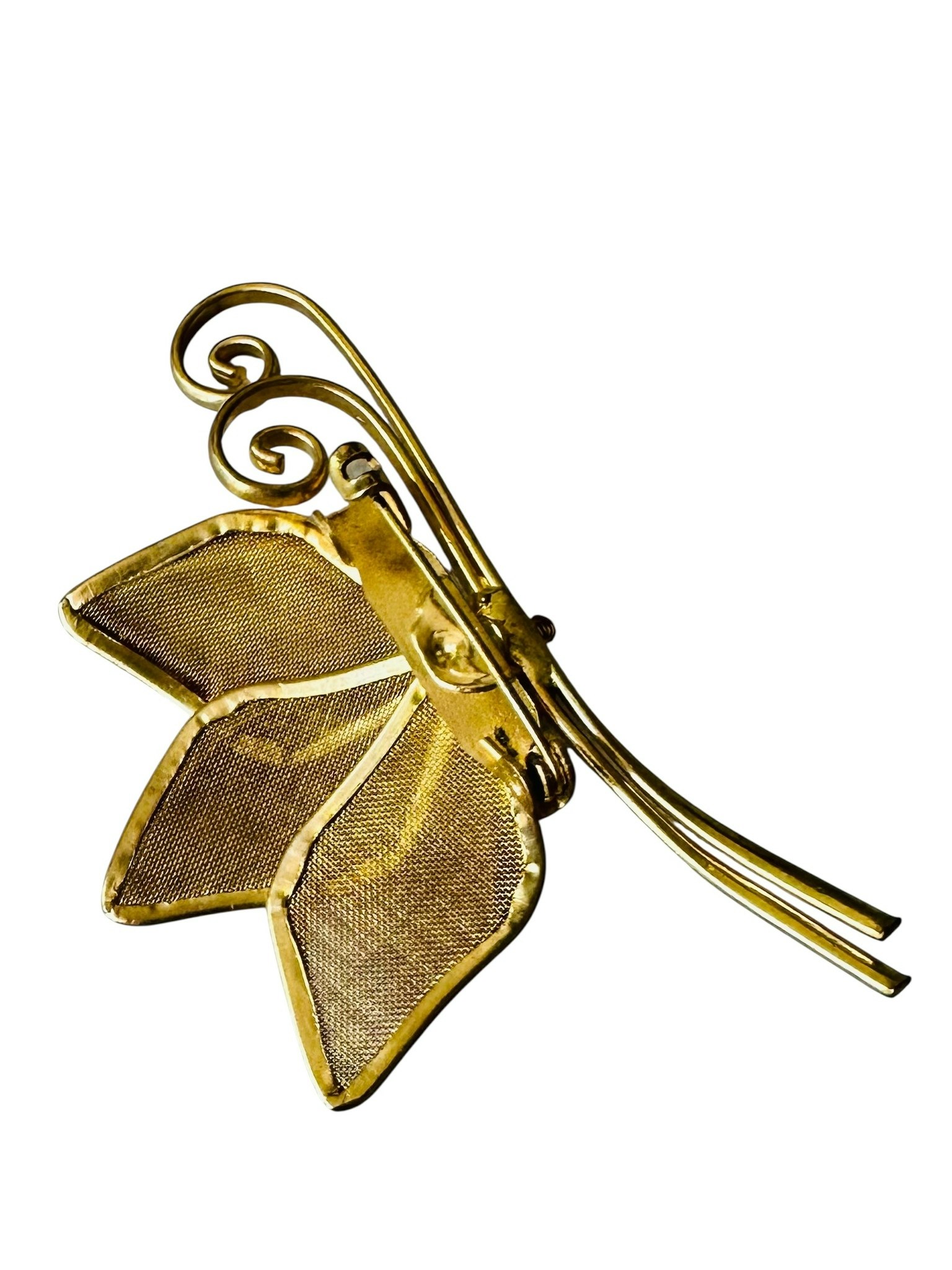 Guldig brosch