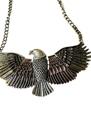 Halsband med stor örn