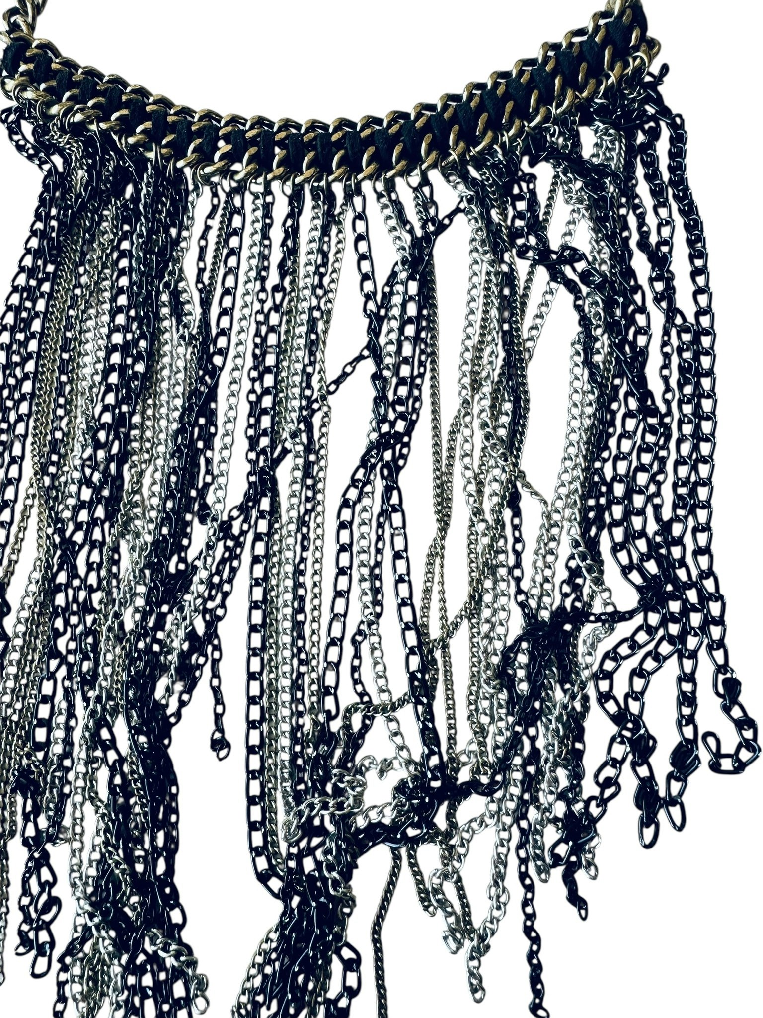 Halsband med kedjor